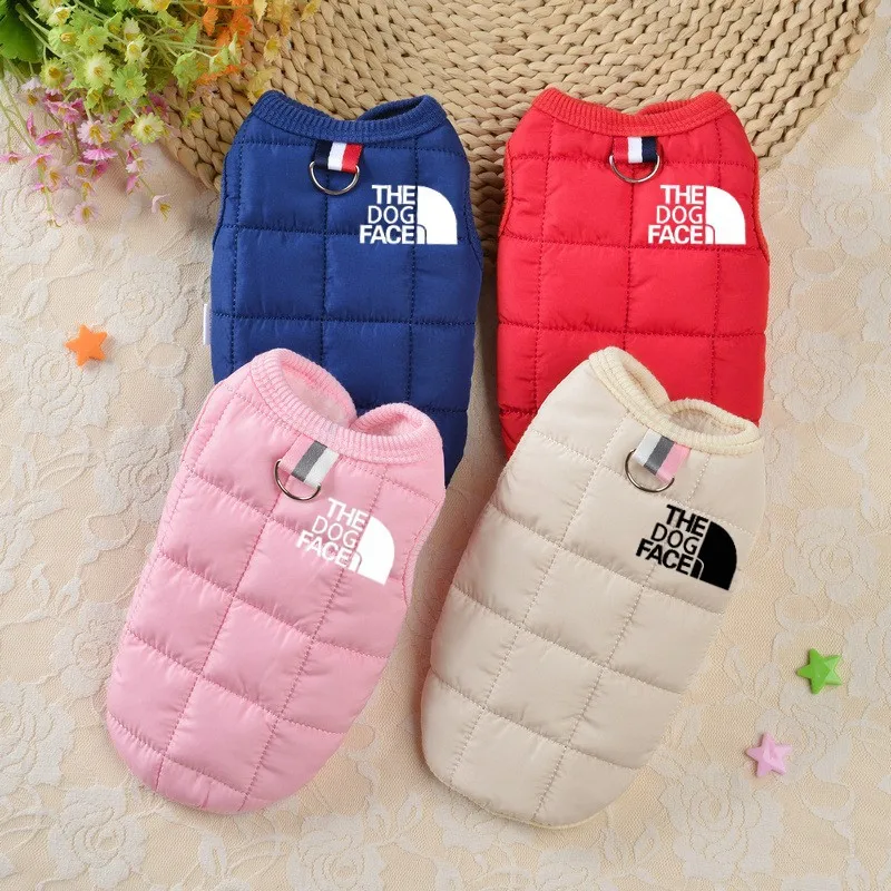 Designer Trendy Dog Clothes Winter Warm Pet Coat Small Medium Dog Face Stereo Logo For Chihuahua French Bulldog Costume Designer Trendy Dog Clothes Winter Warm Pet Coat Small Medium Dog Face Stereo Logo For Chihuahua French Bulldog Costume