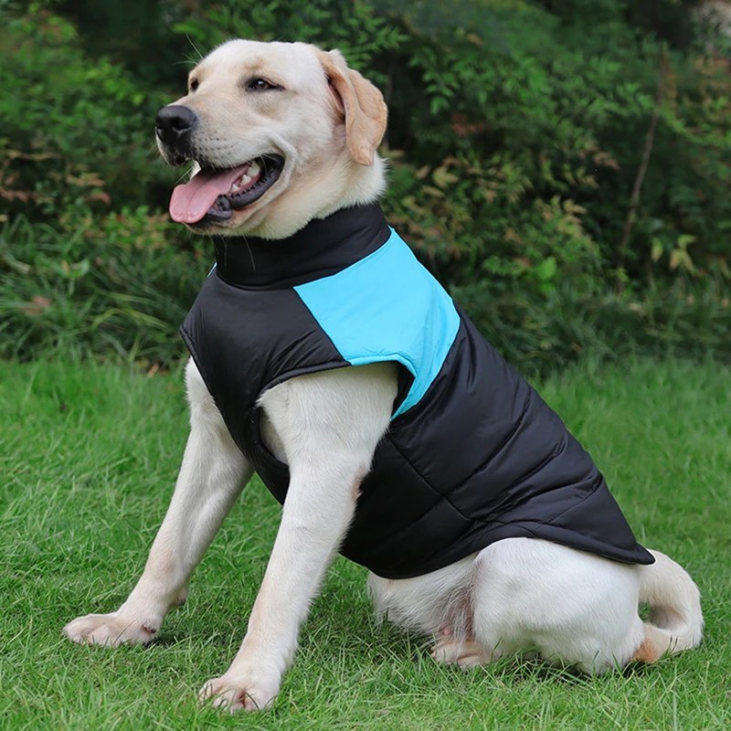 8 Size S-5XL Winter Dog Clothes For Pet Waterproof Warm Large Dog Vest Cat Puppy Ski Coats Jackets Green/Red/Blue/Pink 8 Size S-5XL Winter Dog Clothes For Pet Waterproof Warm Large Dog Vest Cat Puppy Ski Coats Jackets Green/Red/Blue/Pink