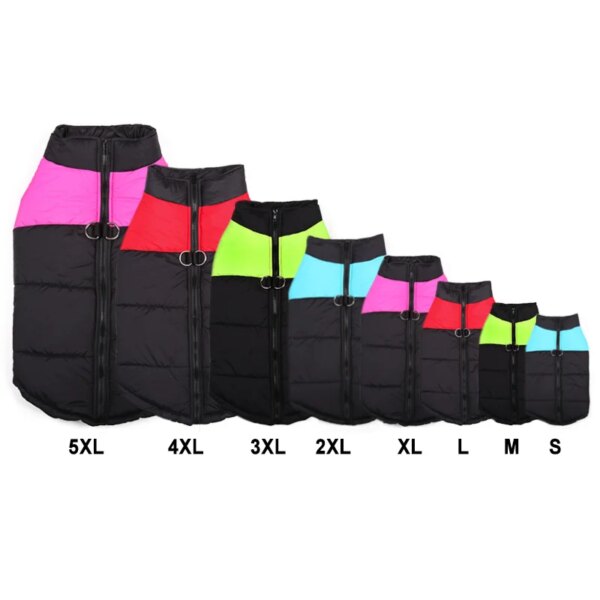Winter Waterproof Dog Vest - S-5XL - Image 5