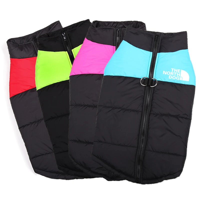 8 Size S-5XL Winter Dog Clothes For Pet Waterproof Warm Large Dog Vest Cat Puppy Ski Coats Jackets Green/Red/Blue/Pink 8 Size S-5XL Winter Dog Clothes For Pet Waterproof Warm Large Dog Vest Cat Puppy Ski Coats Jackets Green/Red/Blue/Pink