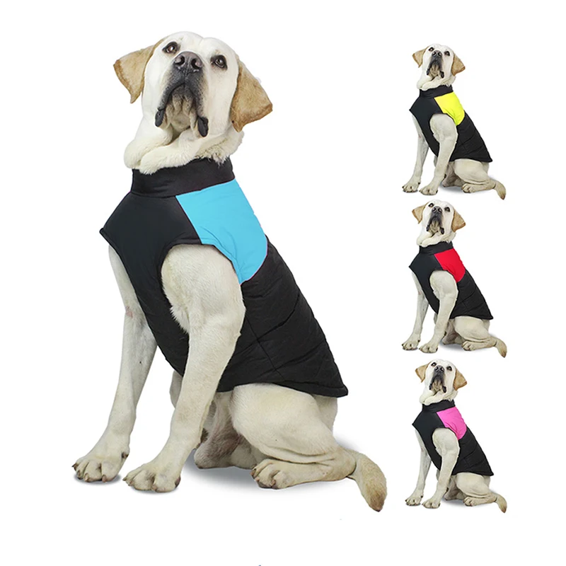 8 Size S-5XL Winter Dog Clothes For Pet Waterproof Warm Large Dog Vest Cat Puppy Ski Coats Jackets Green/Red/Blue/Pink 8 Size S-5XL Winter Dog Clothes For Pet Waterproof Warm Large Dog Vest Cat Puppy Ski Coats Jackets Green/Red/Blue/Pink