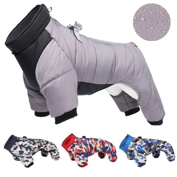 Winter Warm Waterproof Dog Jacket