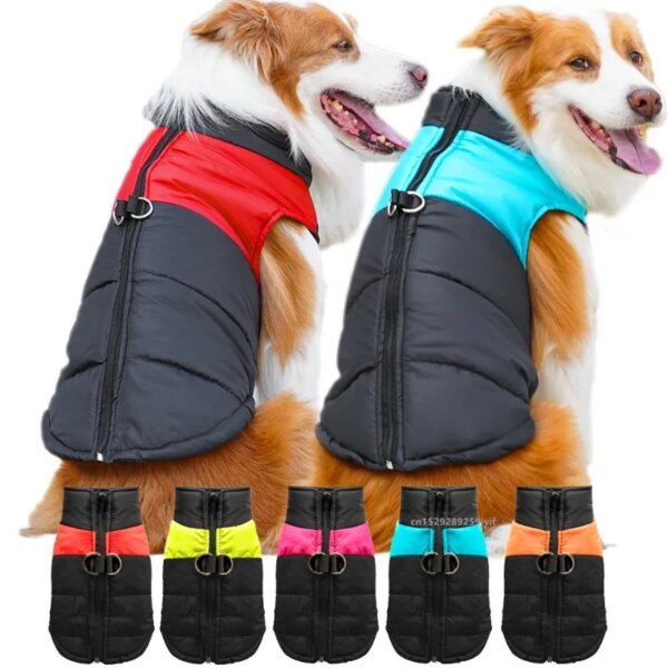 Waterproof Warm Dog Jacket – Winter Vest