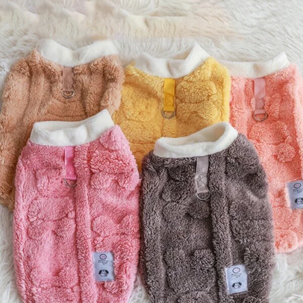 Soft Fleece Pet Sweater – Warm Winter Pullover - Image 2
