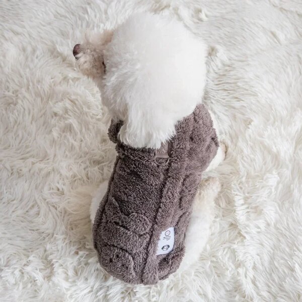 Soft Fleece Pet Sweater – Warm Winter Pullover - Image 3