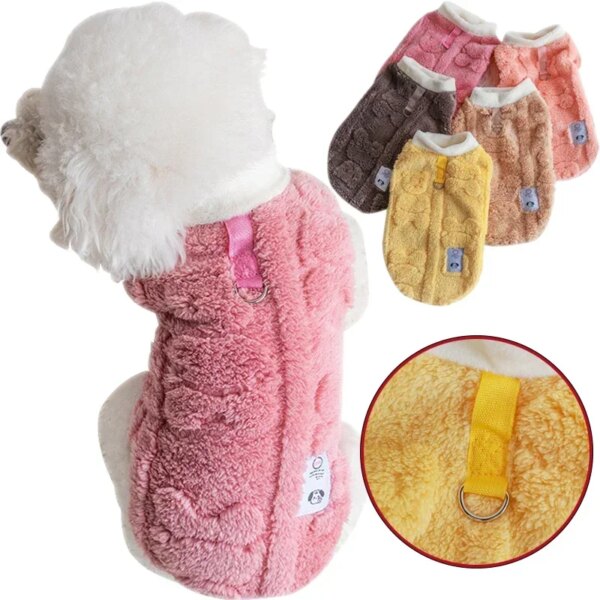 Soft Fleece Pet Sweater – Warm Winter Pullover