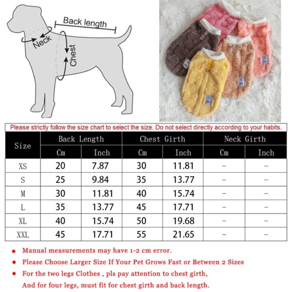 Soft Fleece Pet Sweater – Warm Winter Pullover - Image 6