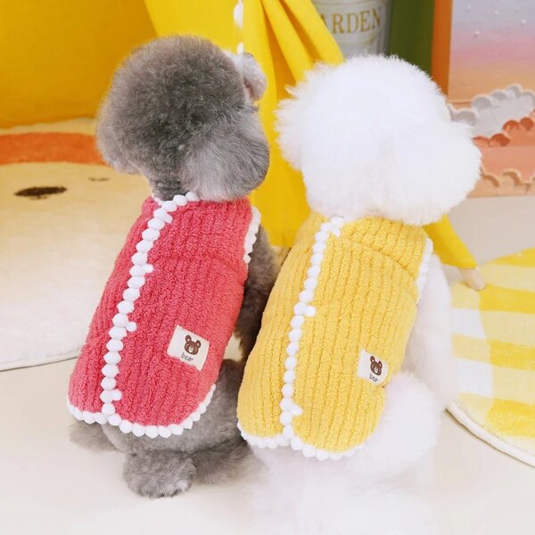 Winter Warm Fleece Dog Coat – Soft Pet Jacket - Image 3