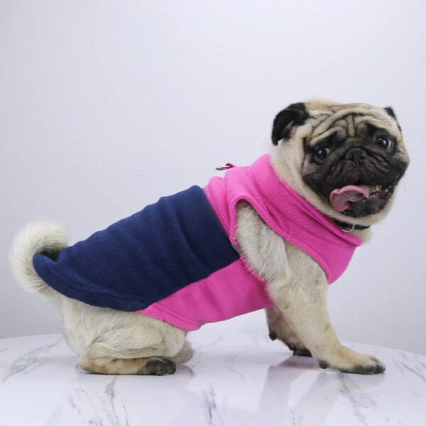 Winter Fleece Dog Jacket for Small Breeds - Image 3