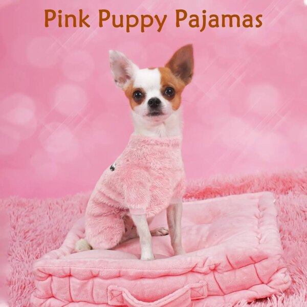 Thermal Velvet Dog Pajamas - Winter Jumpsuit - Image 4