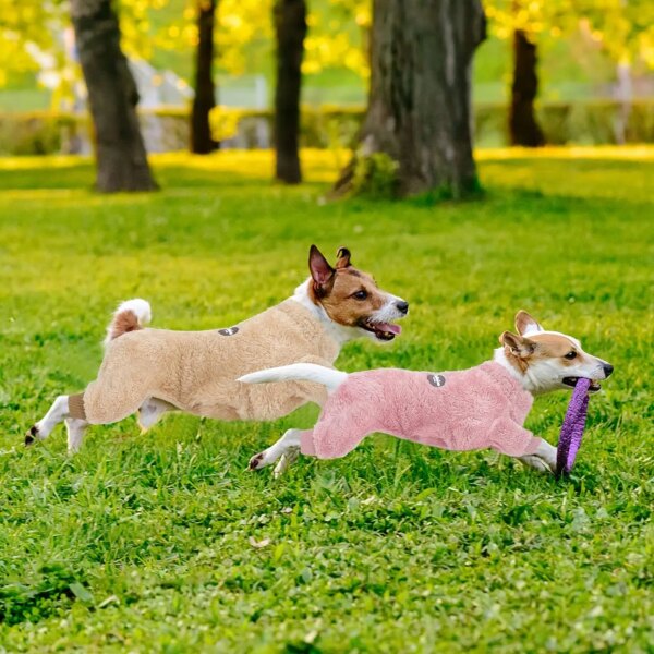 Thermal Velvet Dog Pajamas - Winter Jumpsuit - Image 5