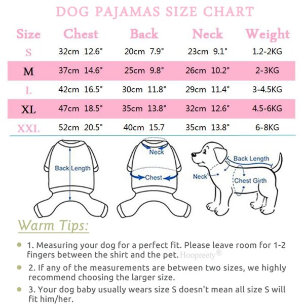 Thermal Velvet Dog Pajamas - Winter Jumpsuit - Image 6