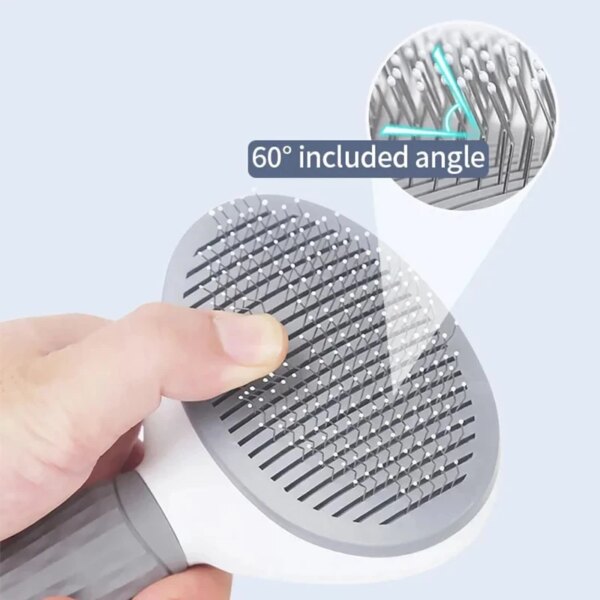 Pet Grooming Brush – Stainless Steel Comb - Image 4