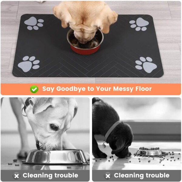 Absorbent Pet Feeding Mat - Image 3