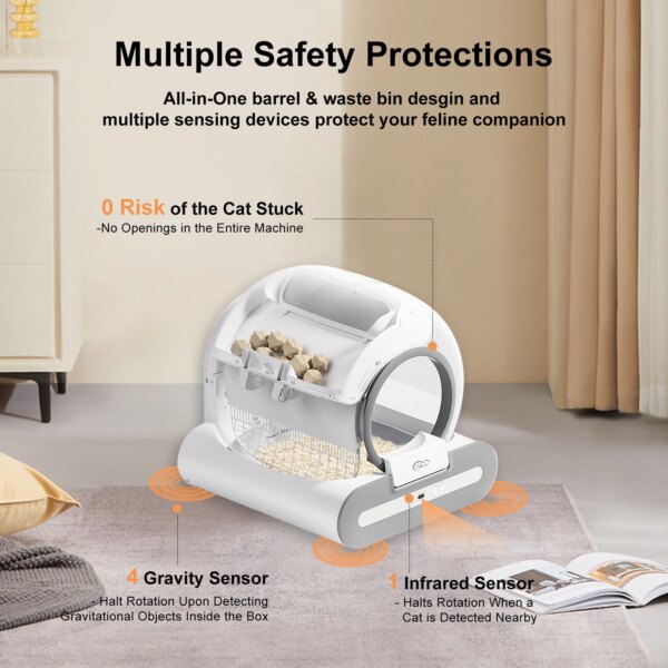DOEL Smart Self-Cleaning Cat Litter Box with App Control - Image 4
