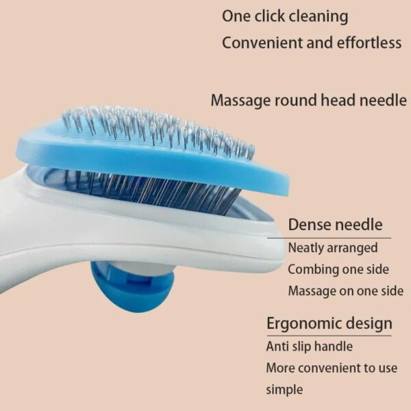 Pet Hair Remover Brush – Dog & Cat Grooming Tool - Image 3