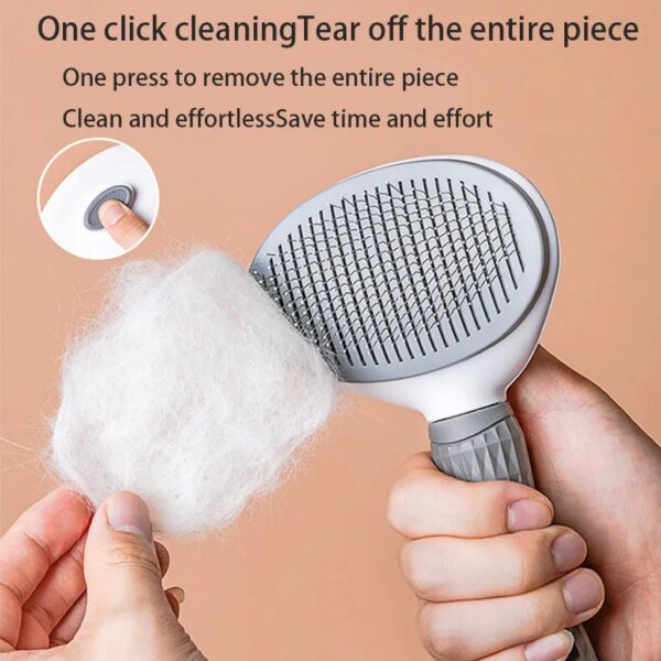 Pet Hair Remover Brush – Dog & Cat Grooming Tool - Image 2