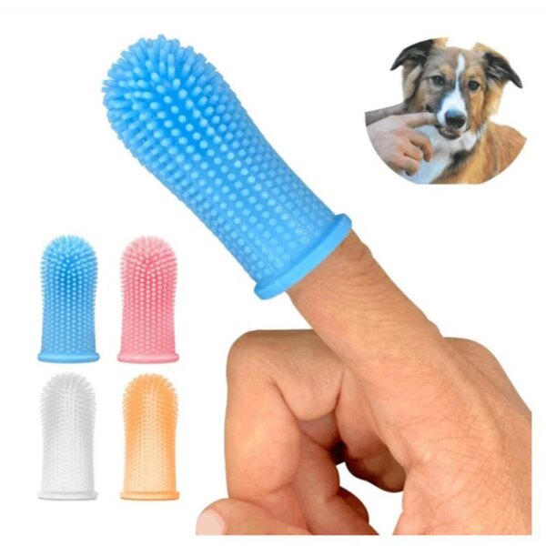 Pet Finger Toothbrush – Soft Silicone Teeth Cleaner