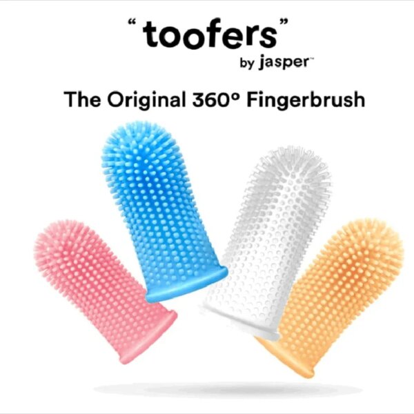 Pet Finger Toothbrush – Soft Silicone Teeth Cleaner - Image 3