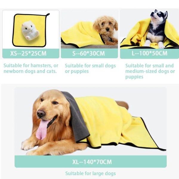 Quick-Dry Pet Bath Towel - Image 5