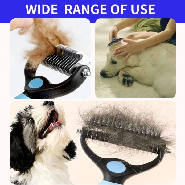 **Pet Deshedding Brush & Hair Remover** - Image 6