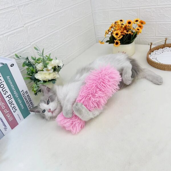 Plush Catnip Chew Toy–Soft Interactive - Image 6